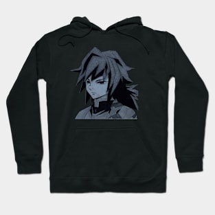 Giyu Tomioka Sticker Hoodie